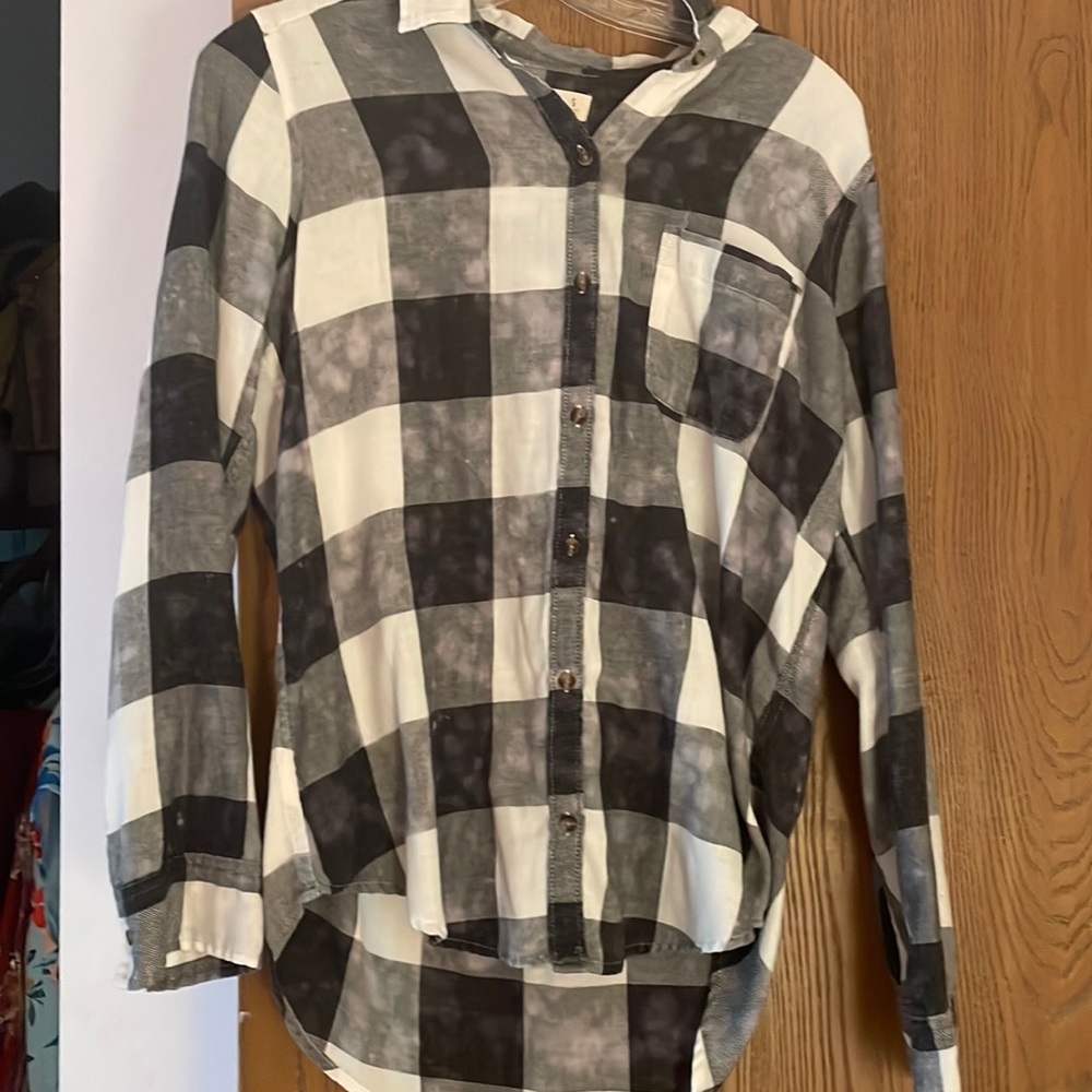 Plaid checkered shirt